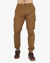 Soviet Mens Fashion Cargo Pants Tobbaco