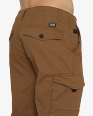 Soviet Mens Fashion Cargo Pants Tobbaco