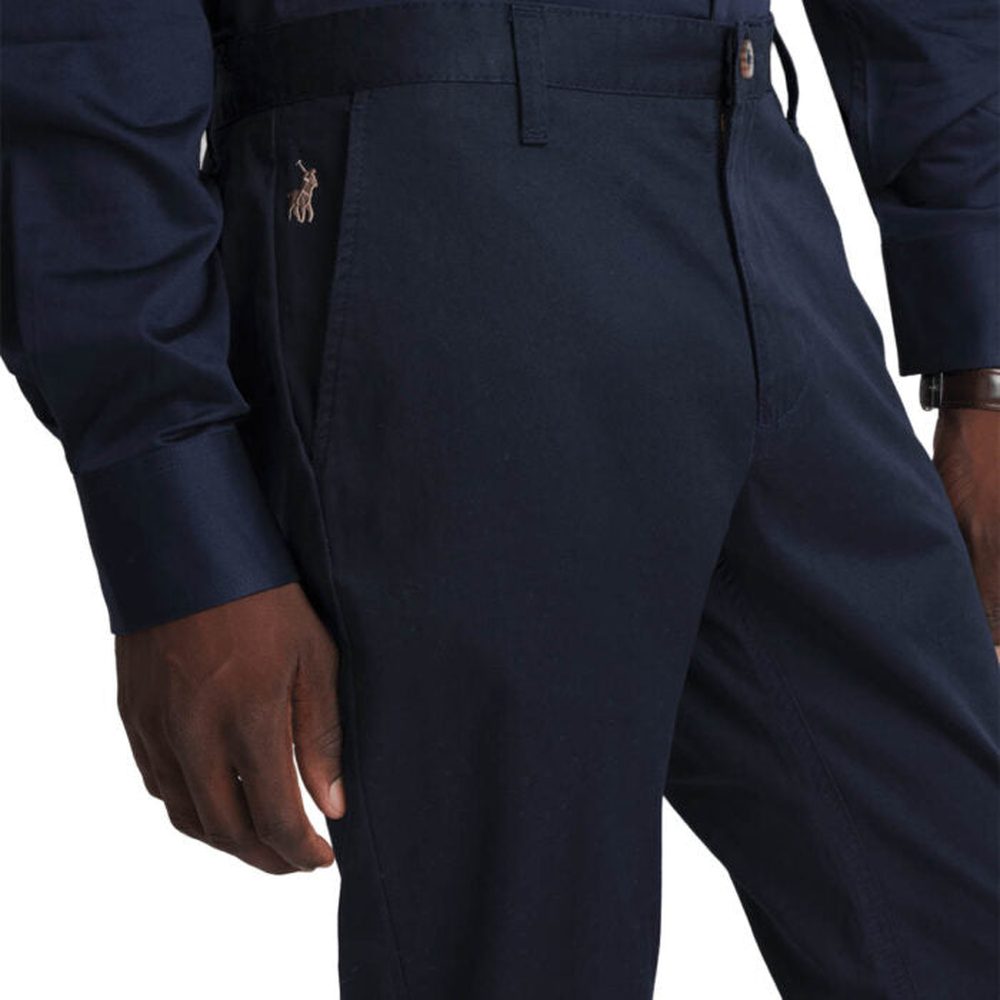 Polo Mens Milan Straight Leg Chino Pants In Navy