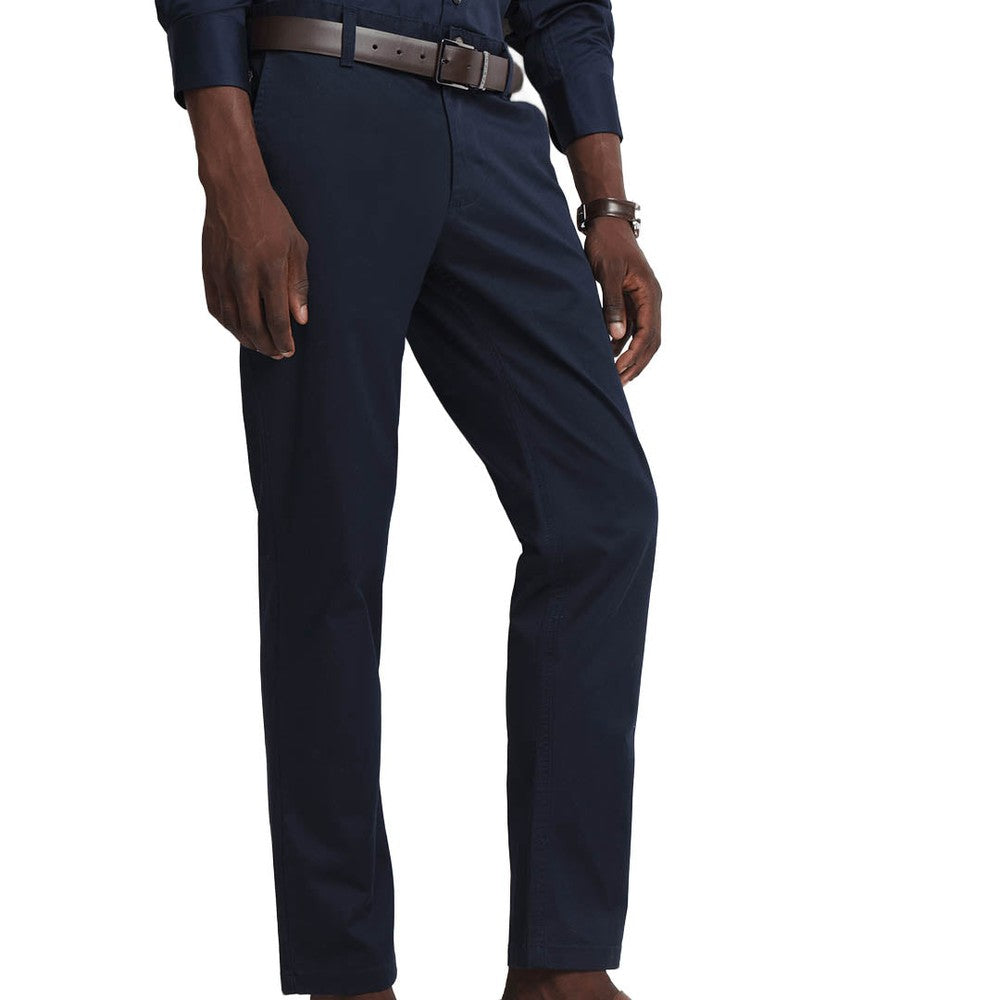 Polo Mens Milan Straight Leg Chino Pants In Navy