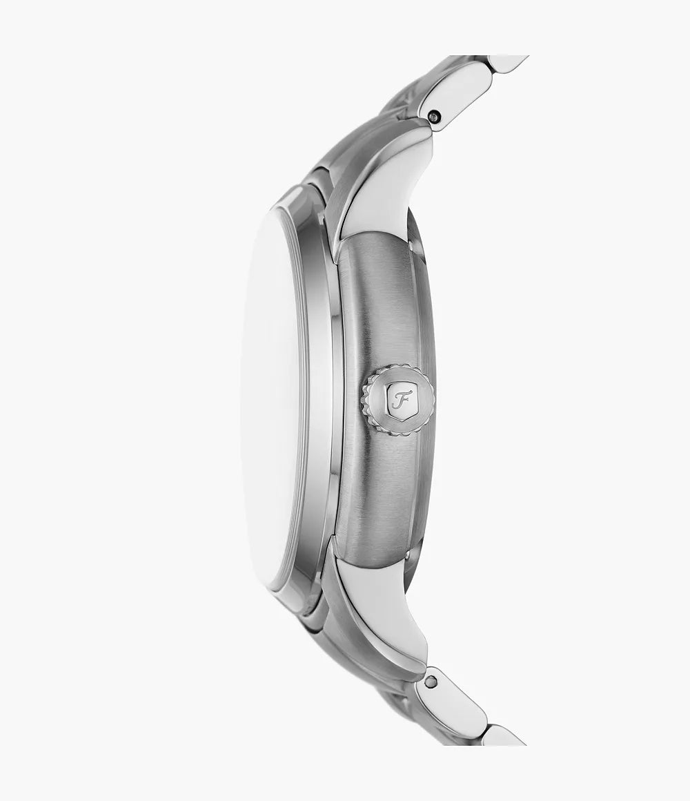 Fossil mens Heritage Automatic Stainless Steel Watch Green