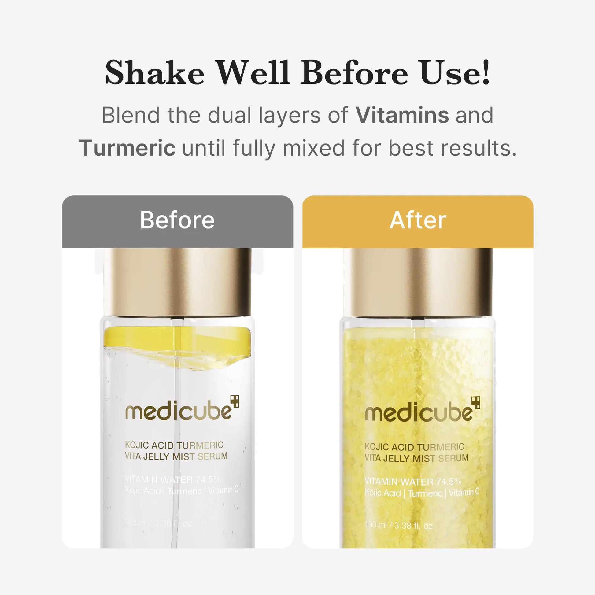 Medicube Kojic Tumeric Vita Jelly Mist Serum