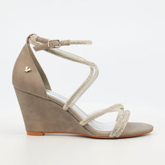 Butterfly Feet Ladies Mercia 1 Heels Grey