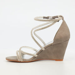 Butterfly Feet Ladies Mercia 1 Heels Grey