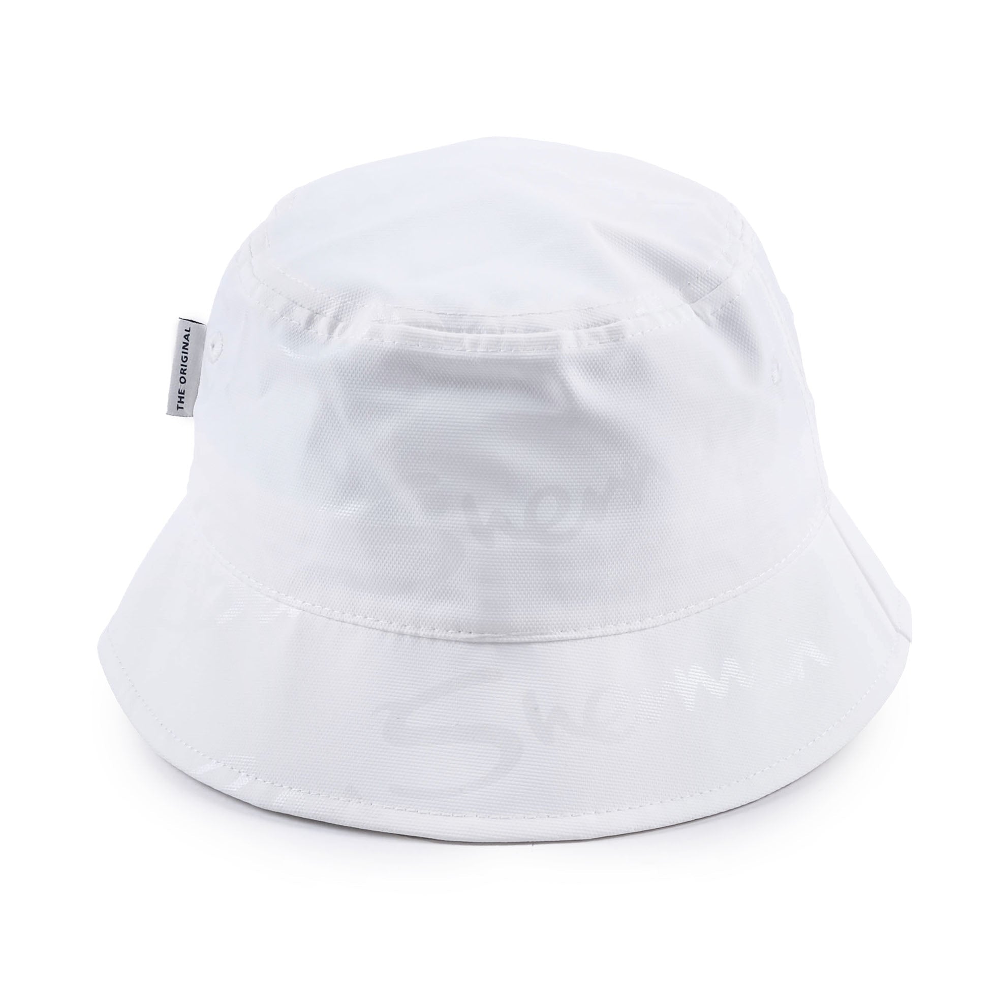 Ben Shereman Mens White Wax Plastisol Bucket Hat