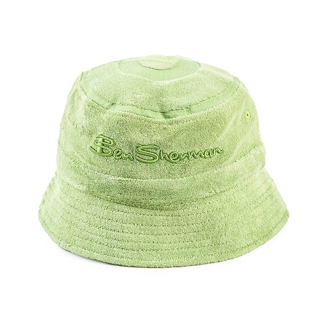 Ben Sherman Mens Green Target Towel Hat