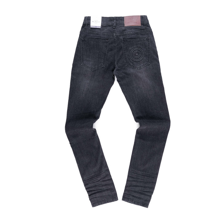 Ben Sherman Mens Abrasion Slim Fit Jeans Denim Charcoal