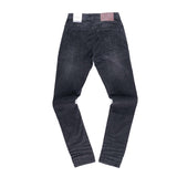 Ben Sherman Mens Abrasion Slim Fit Jeans Denim Charcoal