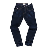 Ben Sherman Men Slim Fit Sprat Coated Denim Dark Indigo