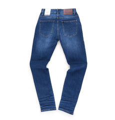 Ben Sherman Mens Abrasion Slim Fit Jeans In Dark Blue