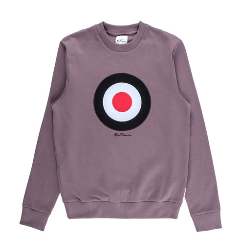 Ben Sherman Target Crew Sweater In Cocoa