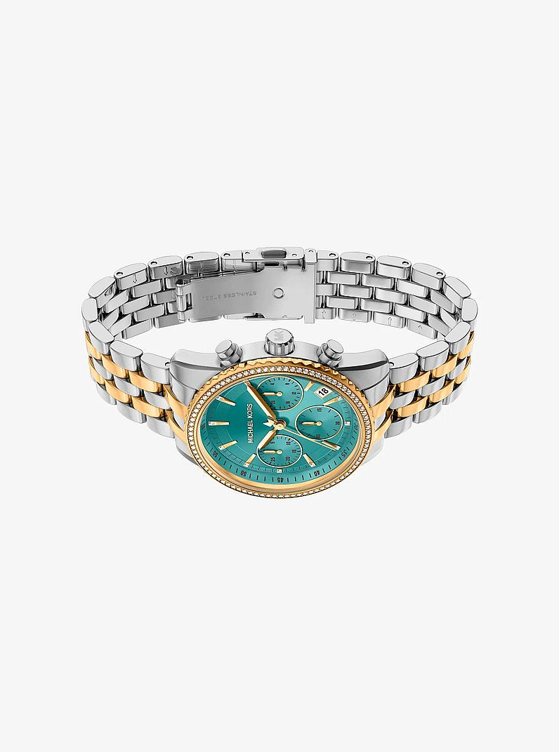 Michael Kors Bryant Blue Dial Watch For Women
