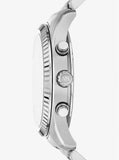 Michael Kors Mens Lexington Watch In Silver