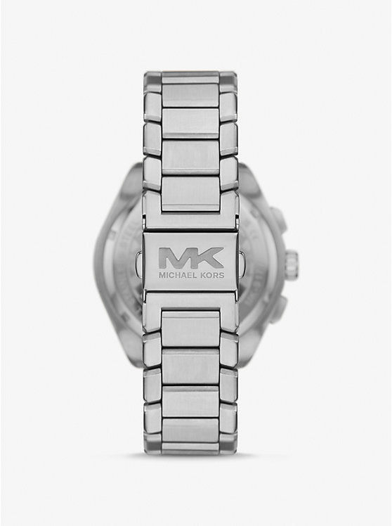 Michael Kors Mens Chrono Watch In Black & Red