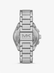 Michael Kors Mens Chrono Watch In Black & Red