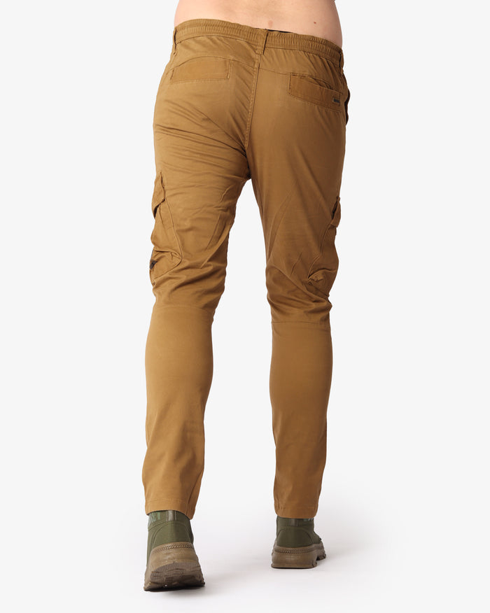 Soviet Mens Kings Fashion Cargo Pants In Tobacco
