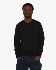 Soviet Mens Crew Neck Sweatshirt In Black
