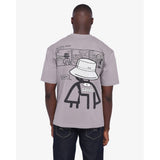 Soviet Liam Mens Short Sleeve Box Fit Fashion T-Shirt In Grey