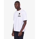 Soviet Liam Mens Short Sleeve Box Fit Fashion T-Shirt In White