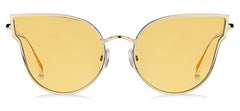 Max Mara Ilde iii Gold Frame Sunglasses For Women In Gold