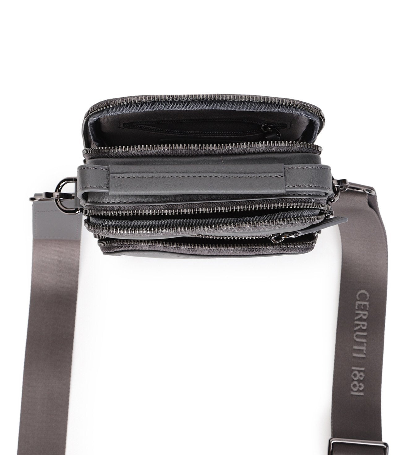 Cerruti Principe Mens Fill Cross Body In Grey