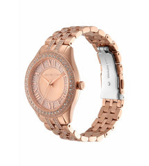 Michael Kors Harlowe Womens Rose Gold Stainless Steel Watch