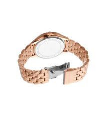 Michael Kors Harlowe Womens Rose Gold Stainless Steel Watch