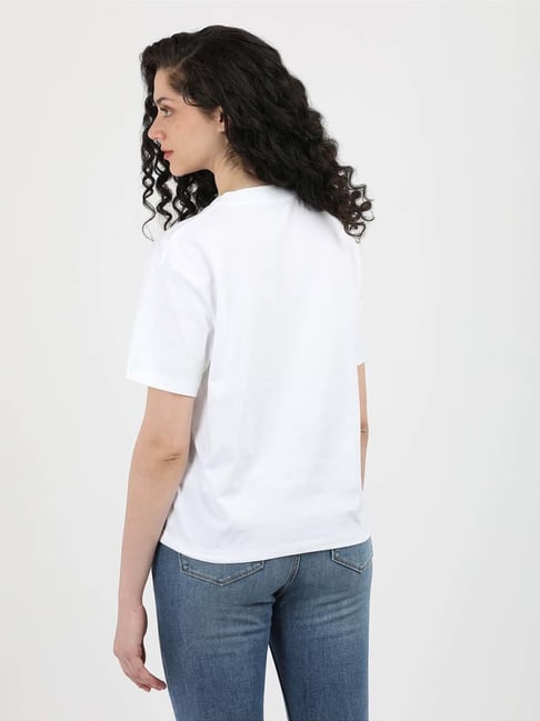 Calvin Klein Photo Graphic Relaxed Tee In White