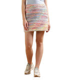 Karl Lagerfeld Ladies Boucle Skirt In Pink
