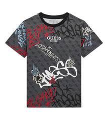 Guess Boys T-shirt In Grey