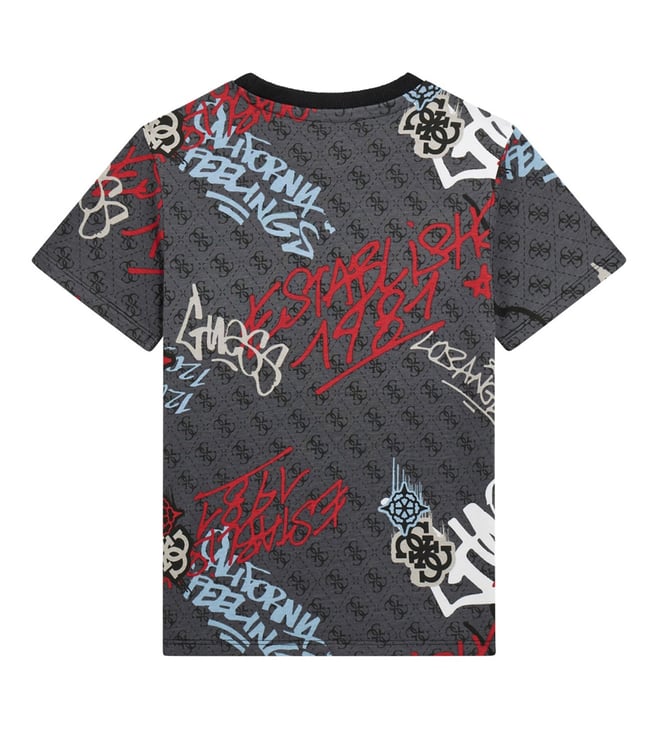 Guess Boys T-shirt In Grey