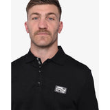 Soviet Mens River Short Sleeves Button Up T-Shirt In Black