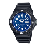 Casio Gents Dial Rubber Gents Watch In Blue