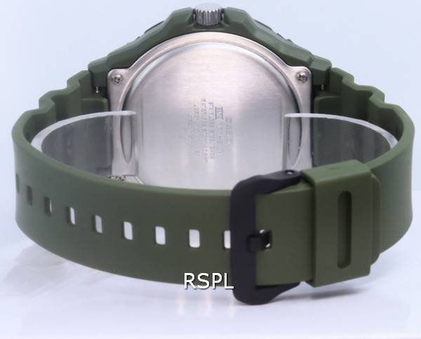 Casio Military Green Round Watch