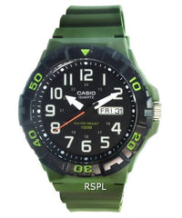 Casio Military Green Round Watch