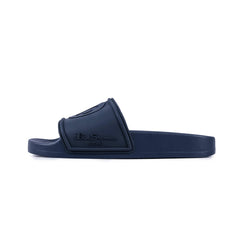 Ben Sherman Mens Navy Target Embossed Slides