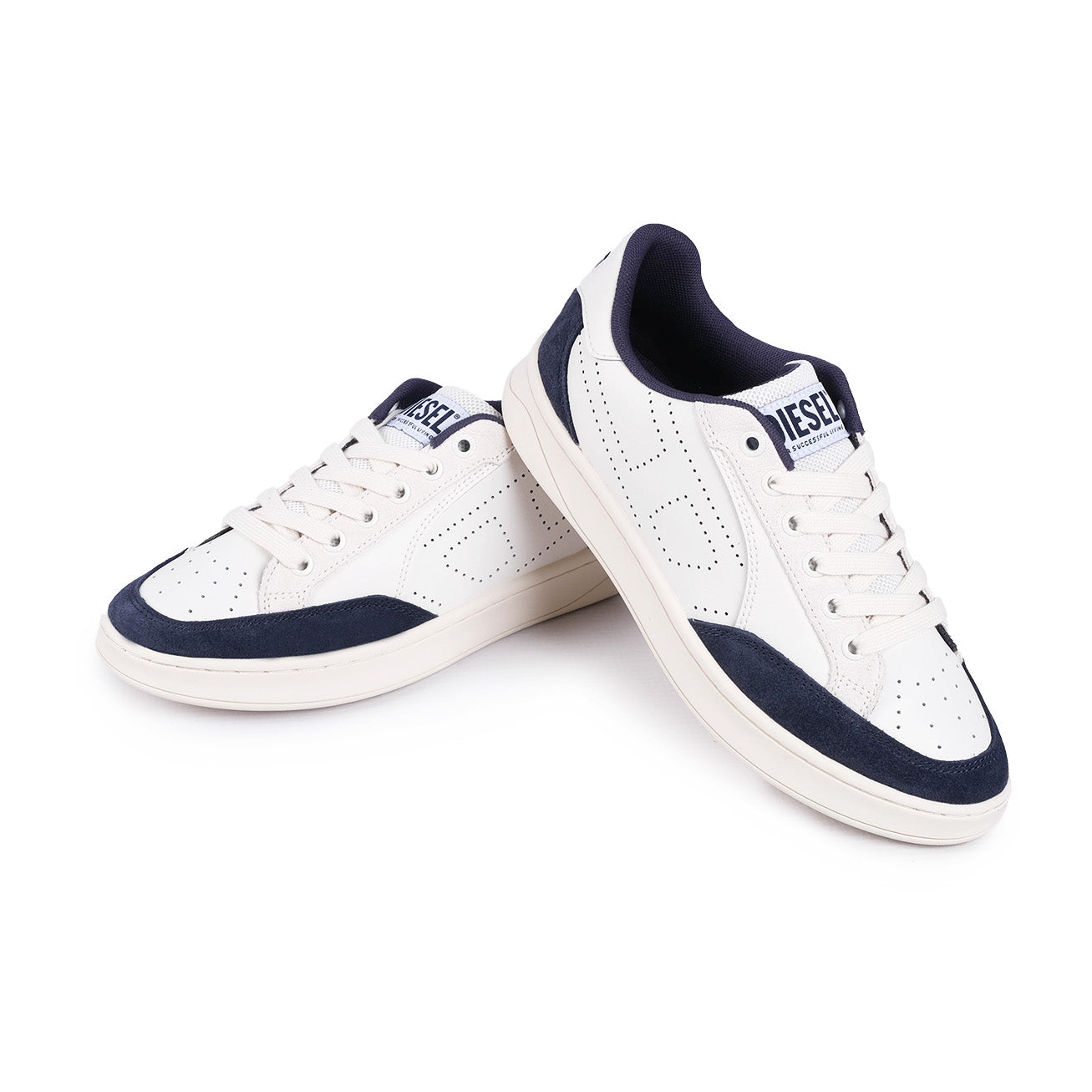 Diesel Mens Dakota Low Sneakers In White