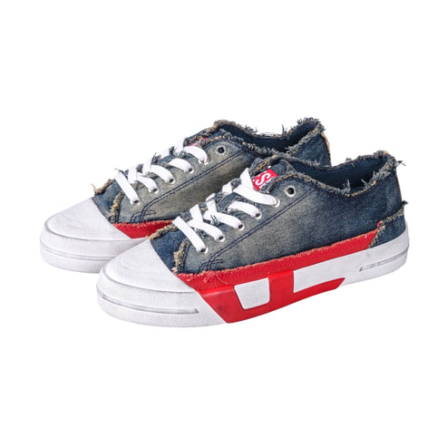 Diesel Mens S-D-Verse Low II Sneakers In Denim