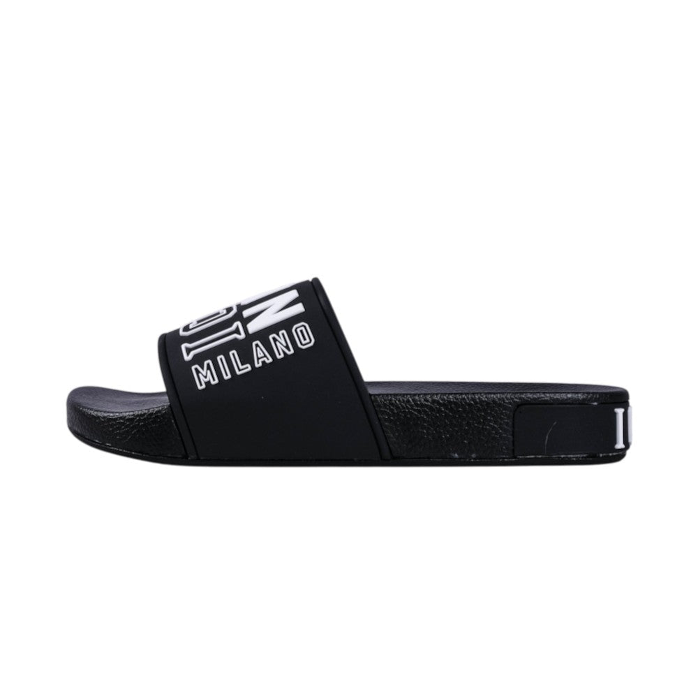 Icon Milano Mens Slides In Black & White