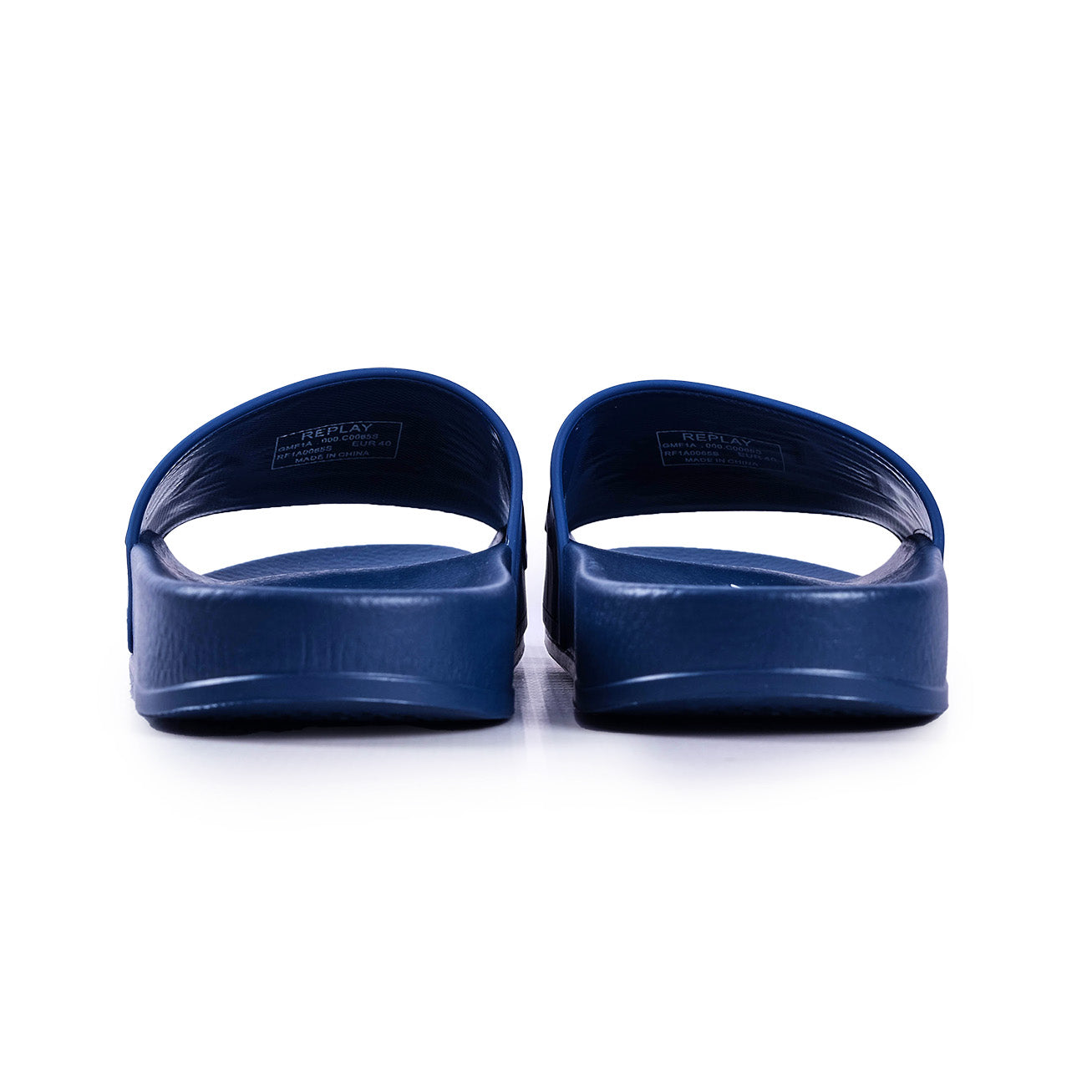 Replay Mens Up Military Sandals In Blue