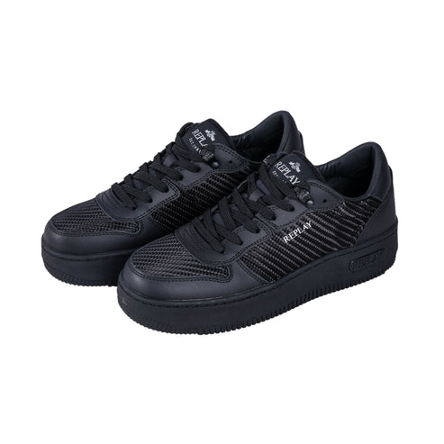 Replay Mens Epic High M Sa3 Sneakers In Black