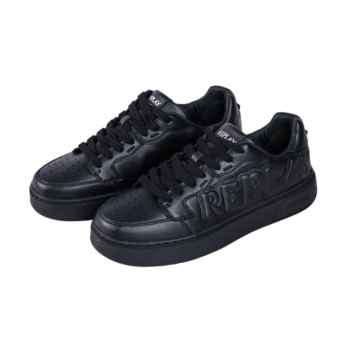 Replay Mens Kai Union Sneakers In Black