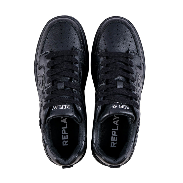 Replay Mens Kai Union Sneakers In Black