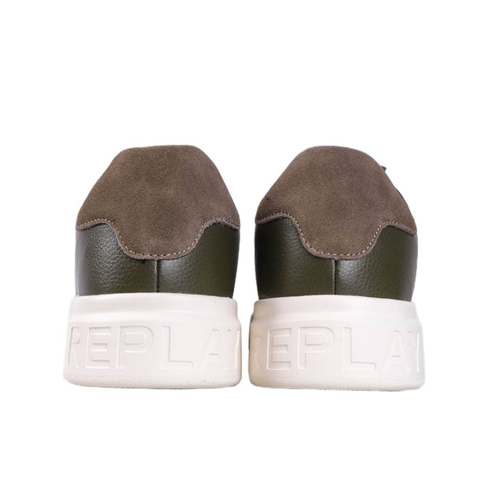 Replay Mens Notting Future Sneakers In Military Green