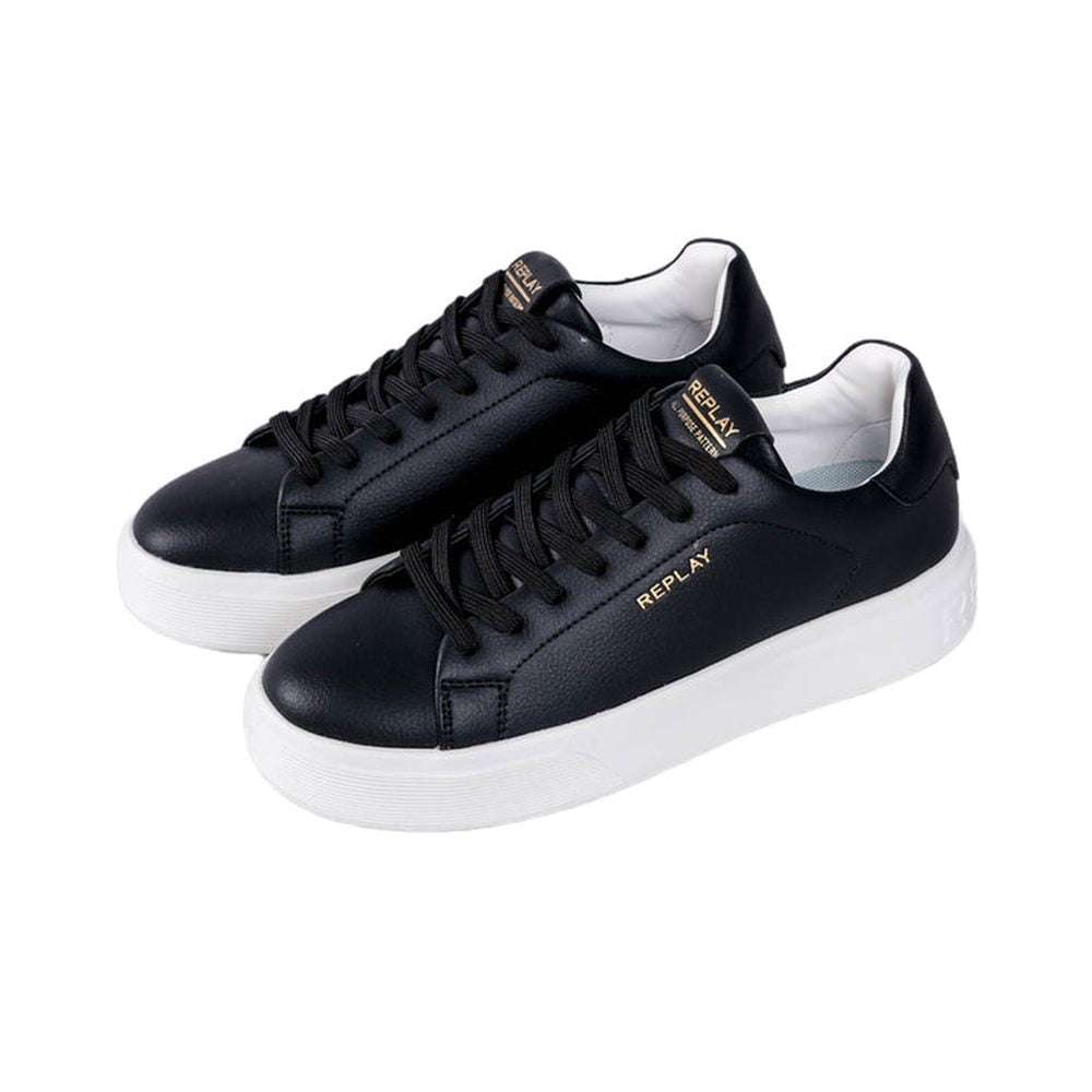 Replay Mens Notting Future Sneakers In Black