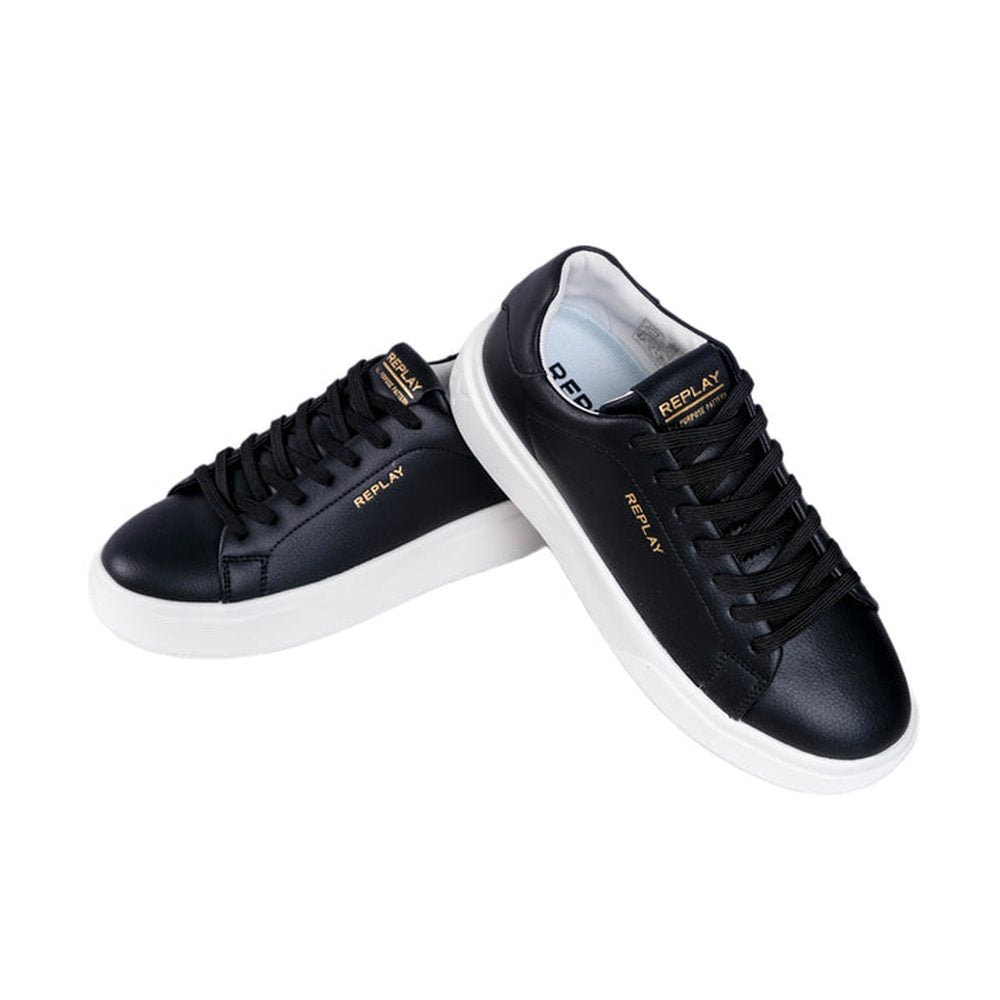 Replay Mens Notting Future Sneakers In Black