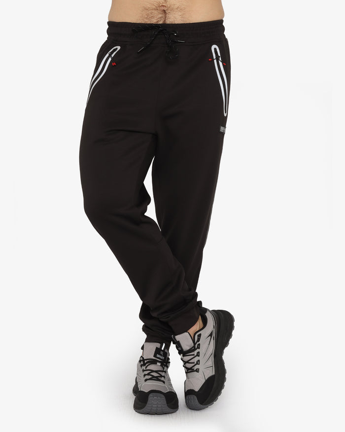 Soviet Mens Fashion Track Pants In Black