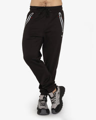 Soviet Mens Fashion Track Pants In Black