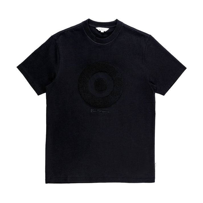 Ben Sherman Target Towelling T-Shirt Black