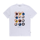 Ben Sherman Mens Target Shadow T-Shirt In White